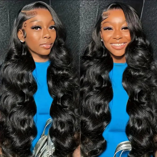 24-Inch Human Hair Wig – Body Wave Style